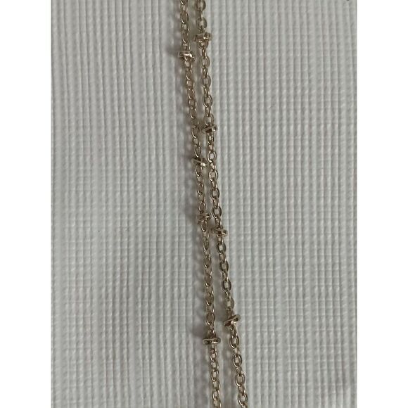 Brown Translucent Glass Beaded Cluster Pendant Gold Toned Cable Chain Necklace - Picture 9 of 10